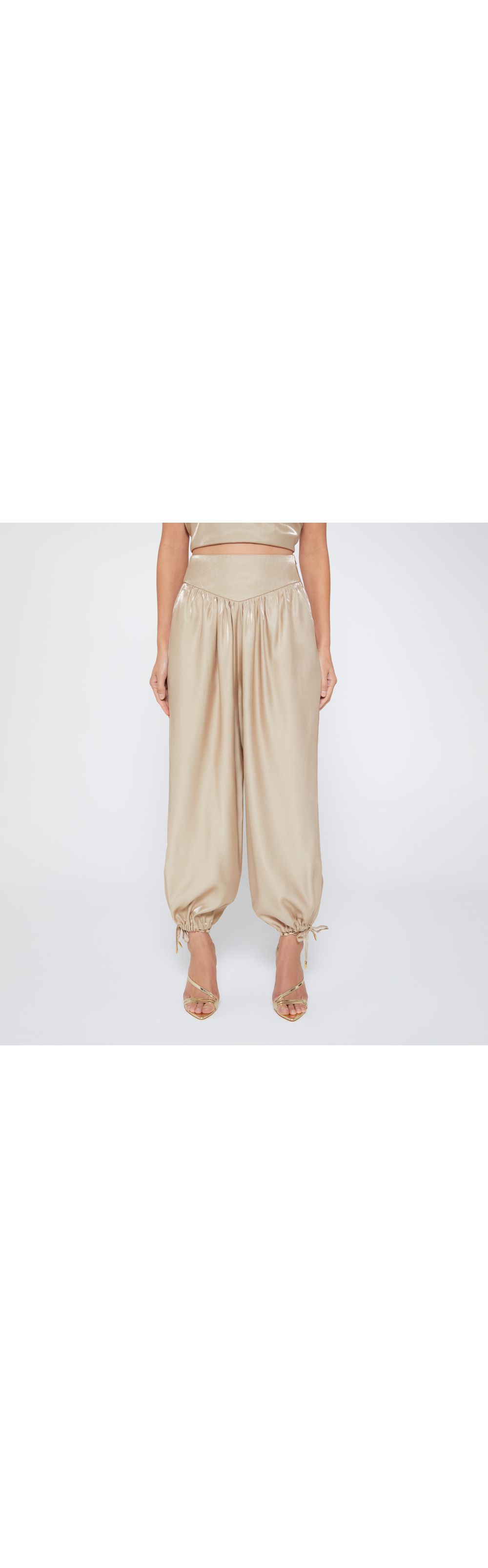 Pantalon aladin con pretina ancha