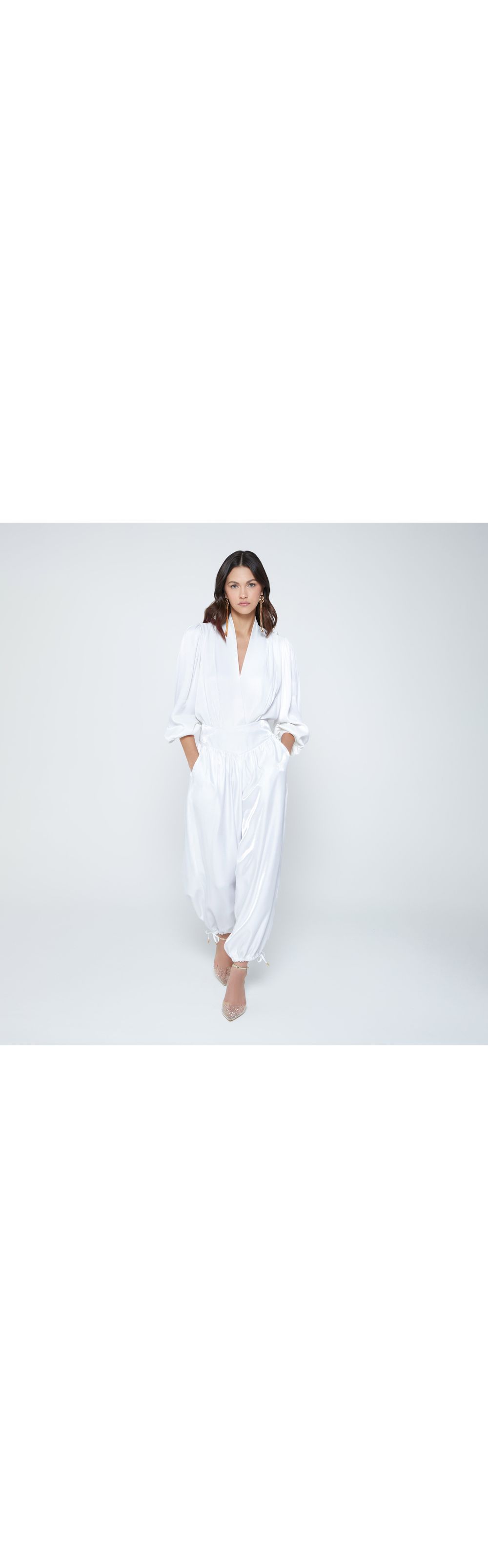 Pantalon aladin con pretina ancha