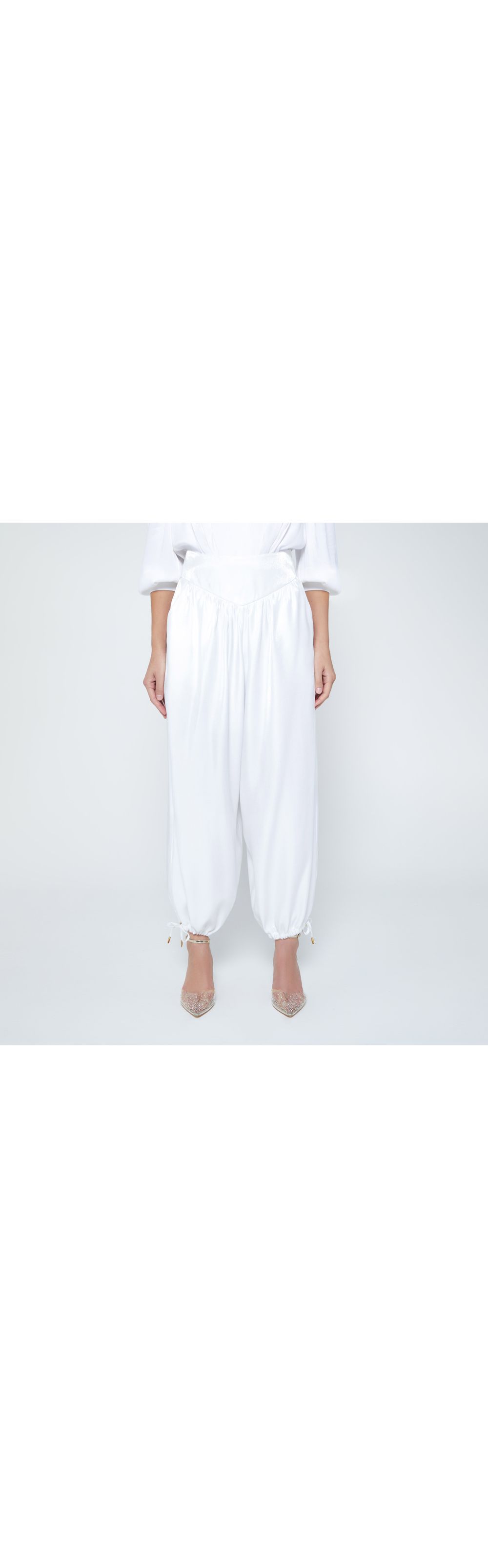 Pantalon aladin con pretina ancha