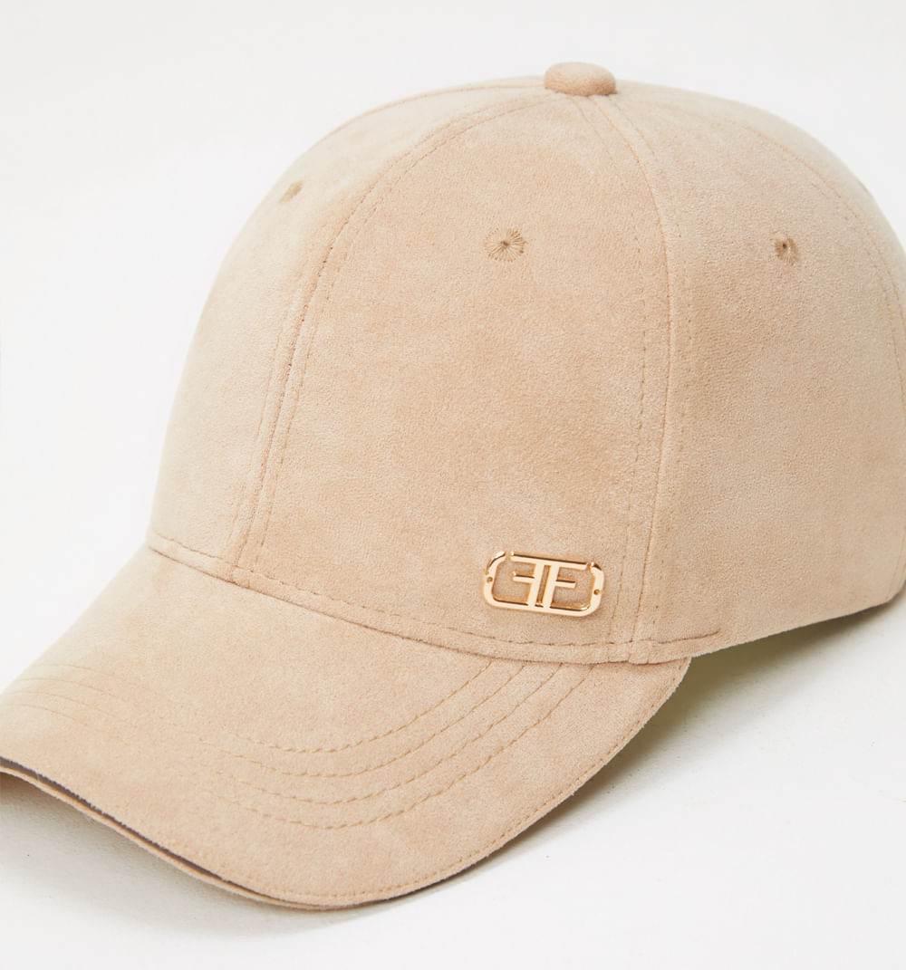 Gorra suede detalle contraste visera