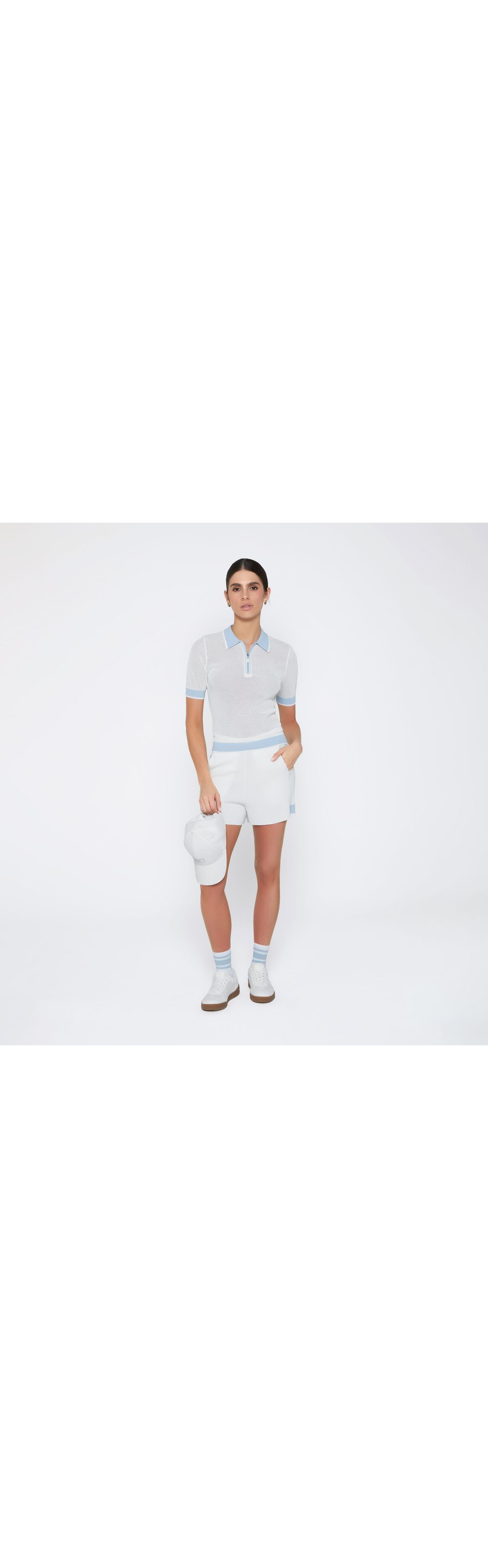 Blusa manga corta deportiva